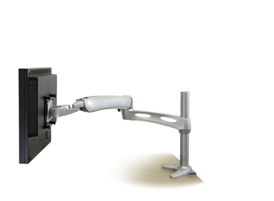 Animation of Ergotron 45-179-194 LX Desk Mount LCD Arm Silver