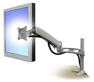 Ergotron 45-179-194 LX Desk Mount LCD Arm Silver