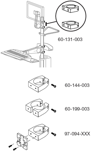 Brackets to Mount Arms and Peripherals