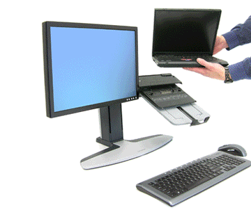 Animation of Ergotron 33-331-057 Neo-Flex Combo Lift Stand