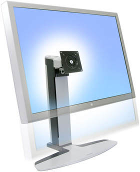 Ergotron 33-329-057 Neo-Flex WideScreen Lift Stand with screen