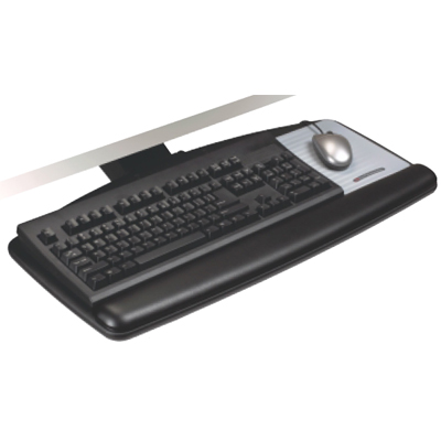3M AKT60LE Adjustable Ergonomic Under Desk Mount Keyboard Tray