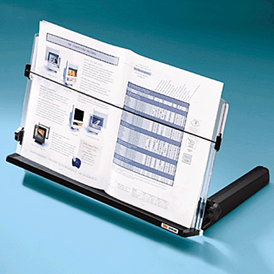 Copyholder: Adhesive Monitor Mount, holds 30 sheets