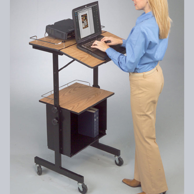 Balt 89786 Diversity Stand - Mobile Lectern, Projection Station