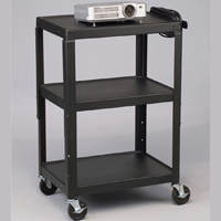 Balt 85892 Height Adjustable Audio Visual Utility Cart