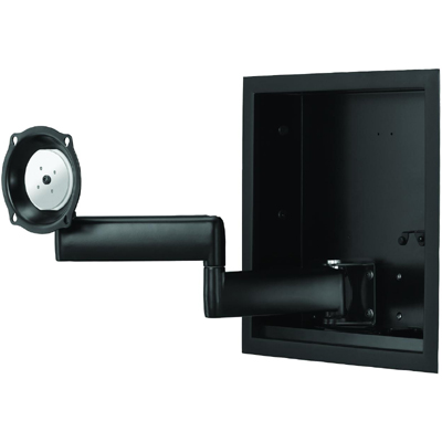 Chief JWDIW210B Dual In-Wall Swing Arm Mount- 21" Extension