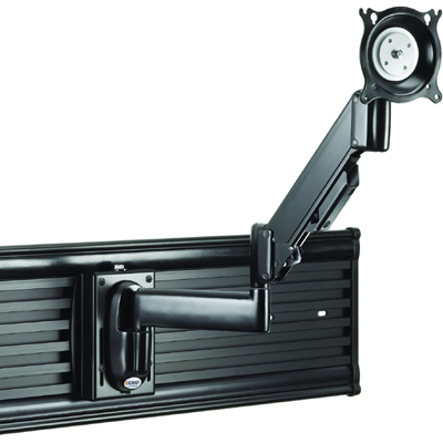 Chief KSG110B Height-Adjustable Slat Wall Mount, Single Monitor