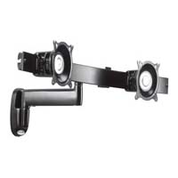 Chief KWS220B or KWS220S Single Arm Wall Mount, Dual Monitor