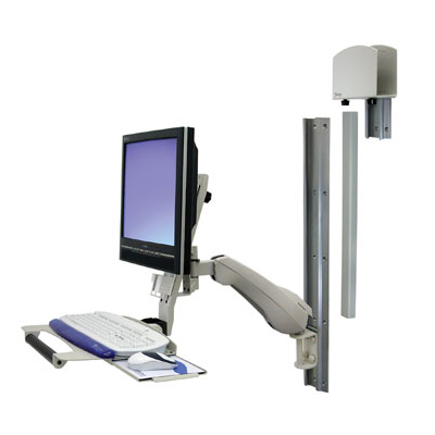 Ergotron 28-484-180 HD Combo Arm with Small CPU Holder 28484180 DISCONTINUED