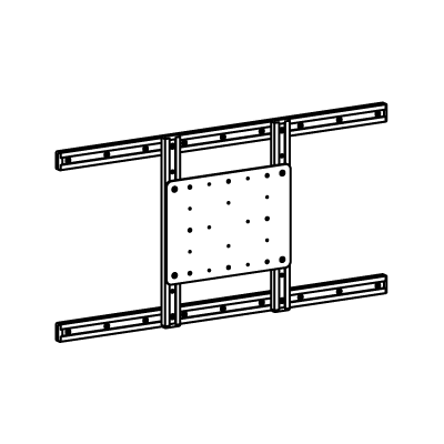 Ergotron 60-548-009 - VESA 800 x 400 mm Large Adapter Plate Kit