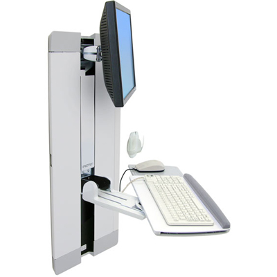Ergotron 60-594-216 Style View Vertical Lift for Patient Room 60594216 DISCONTINUED replaced by 60-609-216
