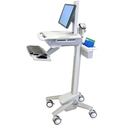 Ergotron SV41-41021 StyleView EMR Computer Cart with LCD Monitor Pivot, Nonpowered