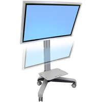 Ergotron 24-192-057 Neo-Flex Mobile Media Center UHD Ultra Heavy Duty for 50-65" LED Monitor Display