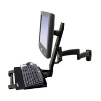 Ergotron 28-188-200 Combo Arm 200 series Black 28188200 DISCONTINUED