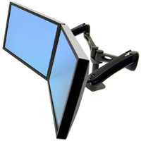 Ergotron 45-218-195 LX Dual Adjustable Side by Side Arm DISCONTINUED replaced by 45-245-026