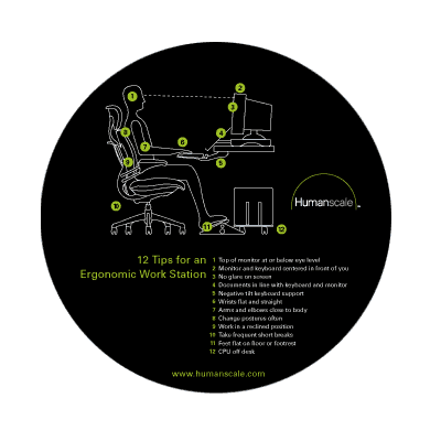 2 x HSMP12TIPS - 8" 12Tips Ergo Mouse pad