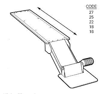 Humanscale RT27 - 27" Replacement Track with Hardware Pack