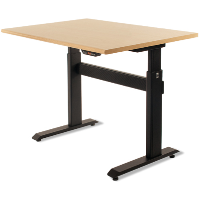 ISE ST-RES-2-2448-RN-LG Electric 2-Parallel Desk SB-E5-2-0042-BK