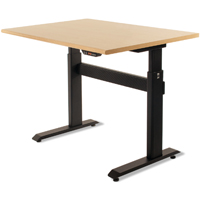 ISE ST-RES-2-2448-RN-LG Electric 2-Parallel Desk SB-E5-2-0042-BK