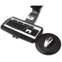 Idea@Work 2KEY-3 Adjustable Mouse Over Keyboard Platform 21" track