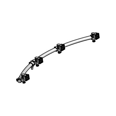 Innovative 9164-4 ArcView Quad Monitor Beam for Four Monitors