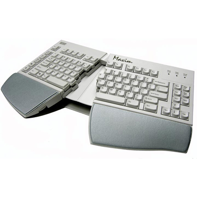 Kinesis KB210USB Maxim Combo Split Adjustable Ergonomic Computer Keyboard (Native USB with PS/2 Adapter)