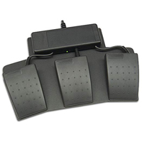 Kinesis FS32AJUSB JSB Triple Action Foot Switch with Input Jack