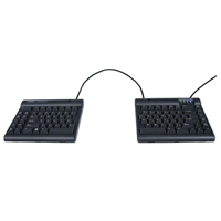 Kinesis KB700PB-US-20 Freestyle Solo Keyboard for PC Black (20 inch Separation)