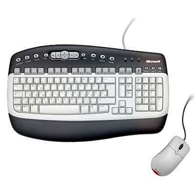 uitgehongerd Superioriteit Absoluut Microsoft MultiMedia PS/2 Keyboard with Wheel Mouse Optical K9600001