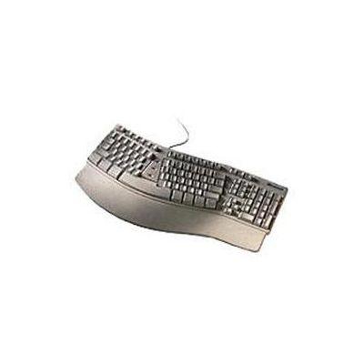 Microsoft A1300002 Natural Elite ergonomic 104 keys PS/2 Keyboard white (pack of 5) DISCONTINUED