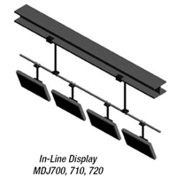 Peerless MDJ-700 Flat Panel IN-LINE 120 inch LCD LED Ceiling Mount MDJ700