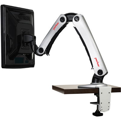 Peerless LCT-A1B1C or LCT-A1B1H Desktop Two Link Articulating Arm Mount 10-22