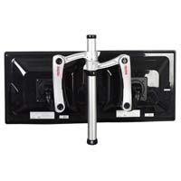 Peerless LCT-A1B4C or LCT-A1B4H Dual Desktop Two Link Articulating Pole Mount