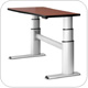 WorkRite Sonoma Premium Rectangular Height Adjustable Workstations.