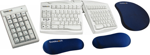 Goldtouch ErgoSuite with GTU0033 Adjustable Split Ergonomic Keyboard