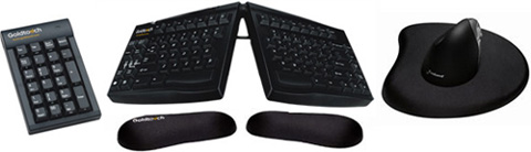Goldtouch ErgoSuite with GTU0077 Adjustable Split Ergonomic Keyboard
