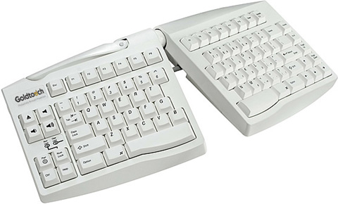 Goldtouch GTU-MACW Mac Adjustable USB Split Ergonomic Keyboard