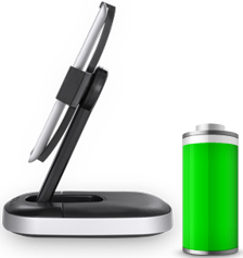 Logitech 980-000590 iPad Speaker Stand Charged