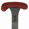 JR-75 - Height adjustable T arms with fabric armpads Adjustable height range of 2.25" COM .33 yard 12 year limited warranty