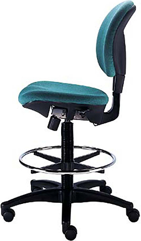 Office Master GL63EZ Glenworth Ergonomic Low Back Multi Task User Friendly Stool