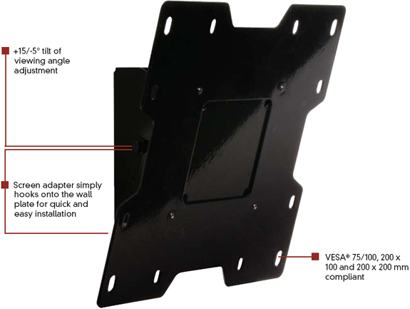 Peerless PT632 Paramount Tilt Wall Mount for 10 to 37 inch LCD Screen