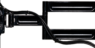 Peerless PA 760 Paramount Articulating Wall Mount Arm for LCD Plasma Screens with Integrated Cable Management