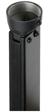 Peerless ACC575 threaded connector is attached to extension column