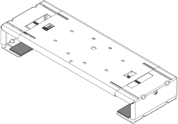 Peerless DS-25 or DS-25-SV DVD or VCR A/V Mount for Designer Series