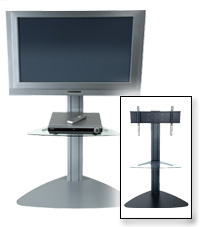 Peerless SGLB01 SmartMount Flat Panel TV Stand with one Shelf