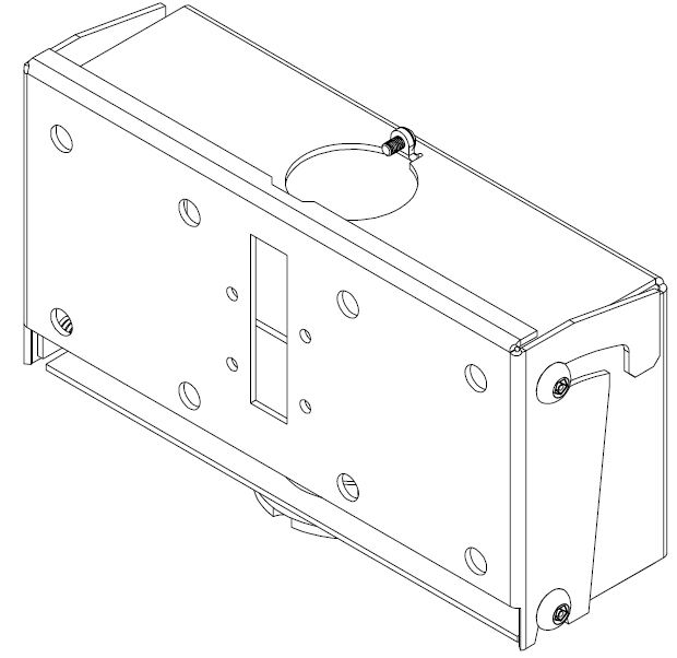 Peerless PLCM2 Straight Column Ceiling Mount