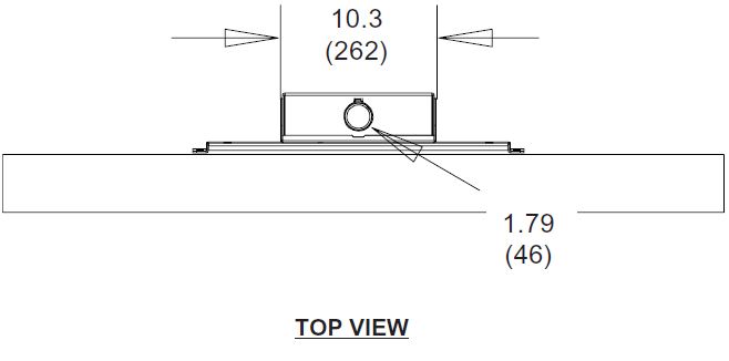 Peerless PLCM2 Straight Column Ceiling Mount