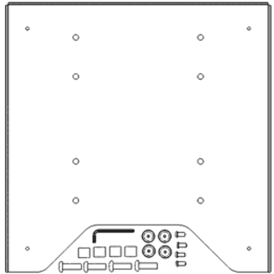 PSB2243 - Black P-Series Interface Bracket for Large Flat Panel Displays