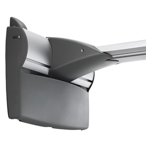 WMAC16 - Silver Wall Cover (Dimensions: 10.8" H x 20.0" W x 2.4" D)