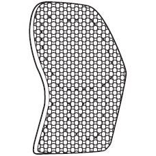 1 - Mesh Back (not height adjustable)